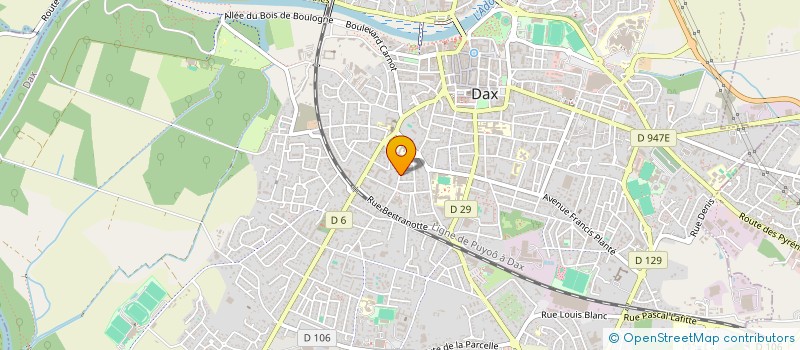 localisation de l'entreprise SCI LA D ACQSOISE à DAX