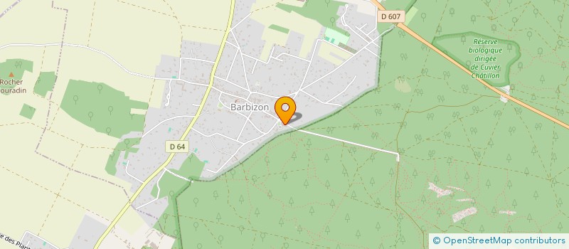localisation de l'entreprise SCI LA DAGUE à BARBIZON