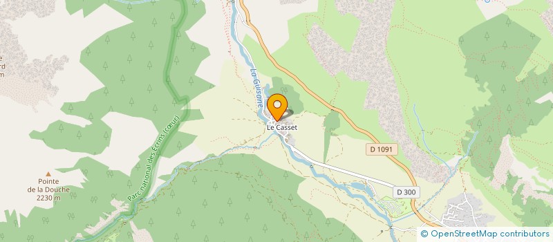 localisation de l'entreprise SCI LA DAILLE à LE MONETIER-LES-BAINS