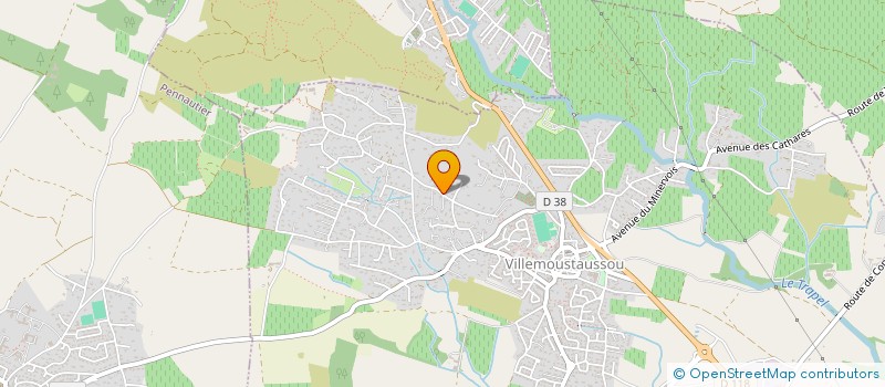 localisation de l'entreprise SCI LA DALBE  VILLEMOUSTAUSSOU