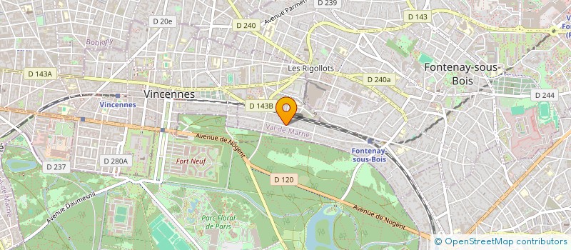 localisation de l'entreprise SCI LA DAME BRUNE à FONTENAY SOUS BOIS
