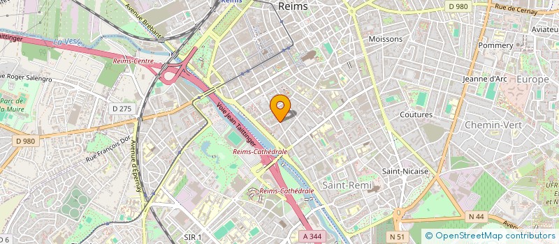 localisation de l'entreprise SCI LA DAME DE PIC  REIMS