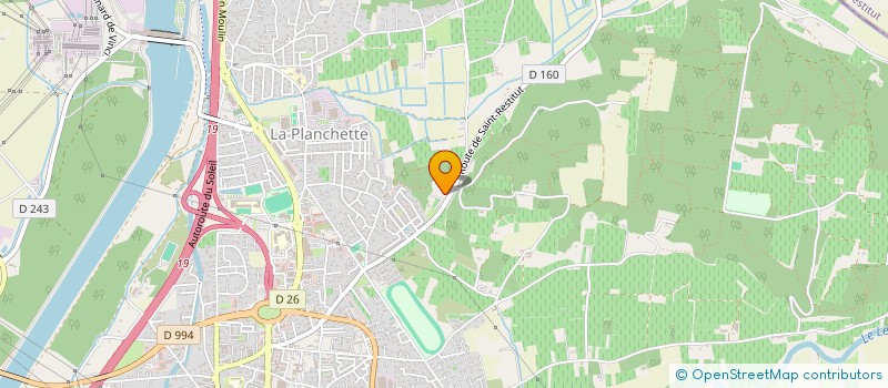 localisation de l'entreprise SCI LA DAME DE PIERRE  BOLLENE