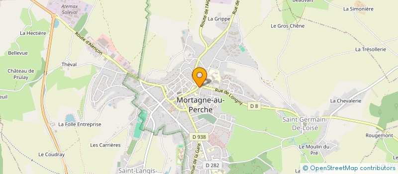 localisation de l'entreprise SCI LA DAME DE RUEIL à MORTAGNE-AU-PERCHE