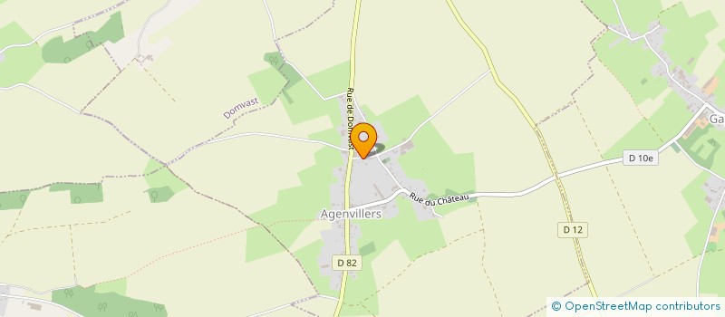 localisation de l'entreprise SCI LA DAMESIENNE  AGENVILLERS