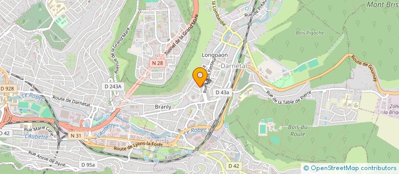 localisation de l'entreprise SCI LA DARNETALAISE  DARNETAL