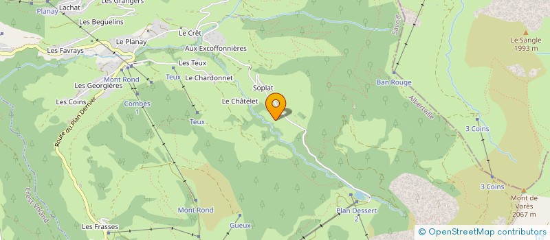 localisation de l'entreprise SCI LA DARTUELLAZ  NOTRE-DAME-DE-BELLECOMBE