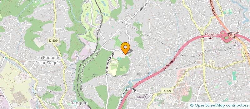 localisation de l'entreprise SCI LA DATCHA à MOUGINS