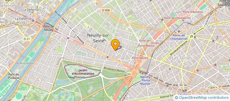localisation de l'entreprise SCI LA DATCHA à NEUILLY-SUR-SEINE