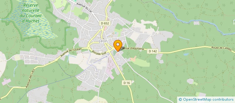 localisation de l'entreprise SCI LA DAUBE à LEON