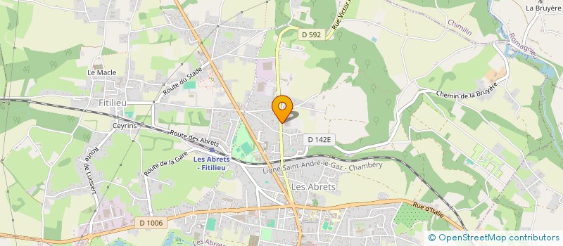 localisation de l'entreprise SCI LA DAUPHINOISE  LES ABRETS EN DAUPHINE