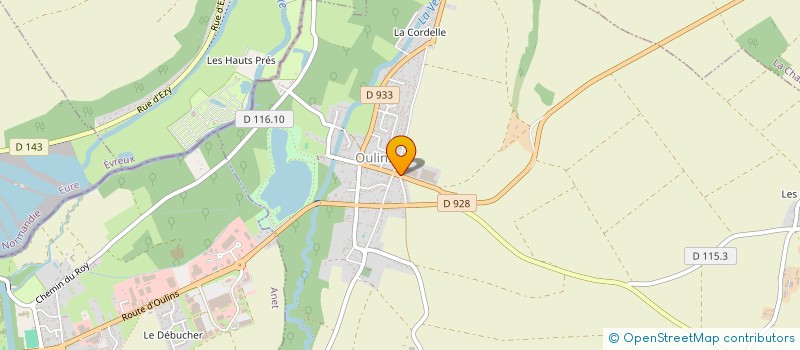 localisation de l'entreprise SCI LA DEAUVILLE à ROUVRES