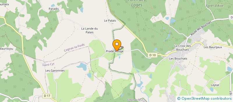localisation de l'entreprise SCI LA DECARELIENNE à SAINT-PRIEST-SOUS-AIXE