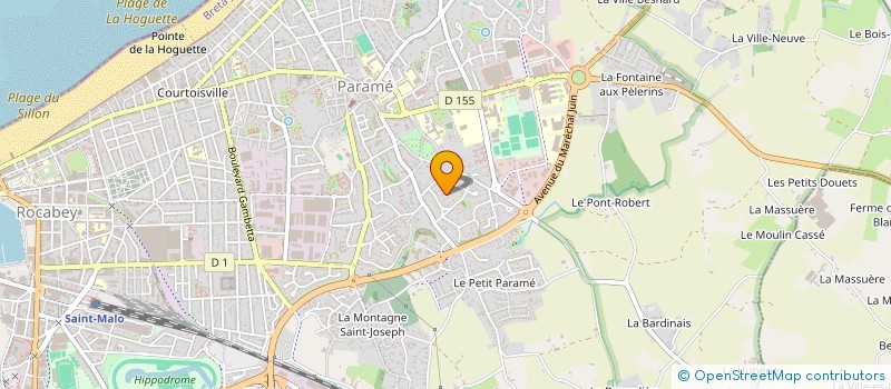 localisation de l'entreprise SCI LA DECHE  SAINT-MALO