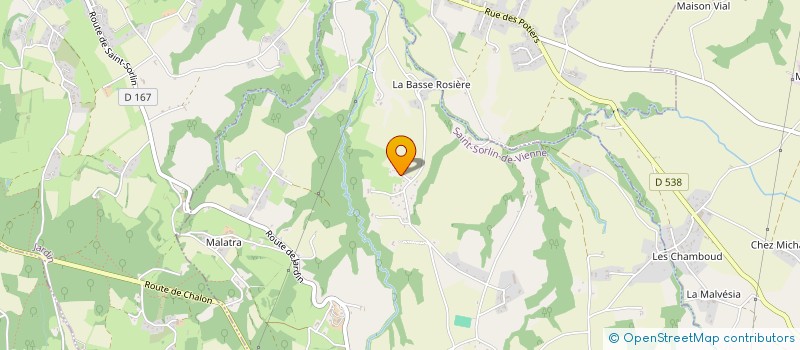 localisation de l'entreprise SCI LA DELAISSEE  SAINT-SORLIN-DE-VIENNE