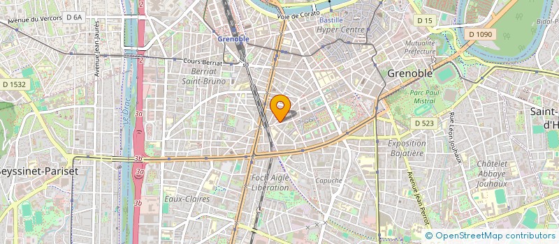 localisation de l'entreprise SCI LA DELIVRANCE à GRENOBLE