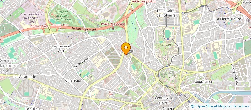 localisation de l'entreprise SCI LA DELIVRANDE à CAEN
