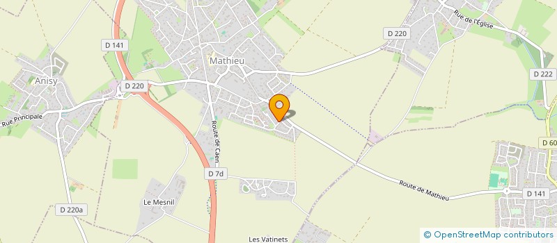 localisation de l'entreprise SCI LA DELIVRANDE  MATHIEU