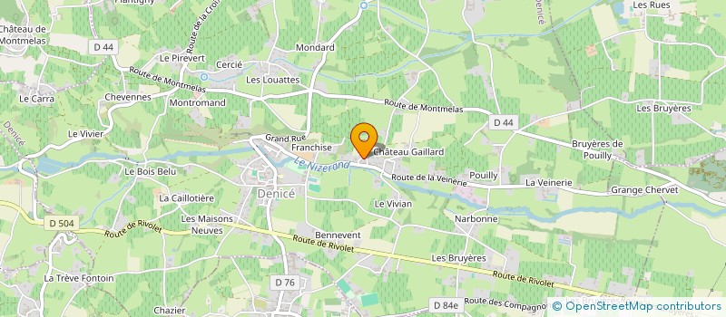 localisation de l'entreprise SCI LA DEMASIENNE  DENICE