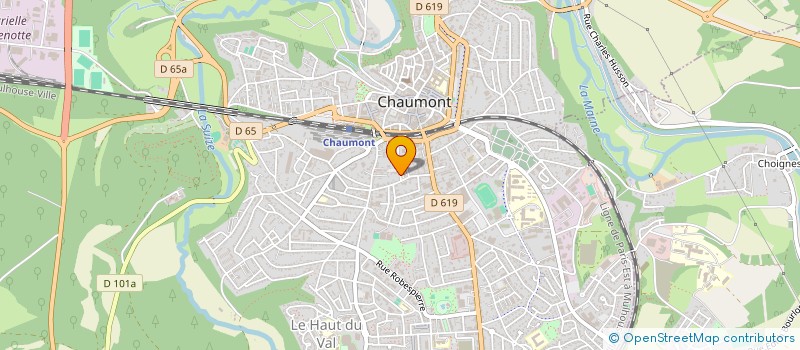 localisation de l'entreprise SCI LA DEMEURE à CHAUMONT
