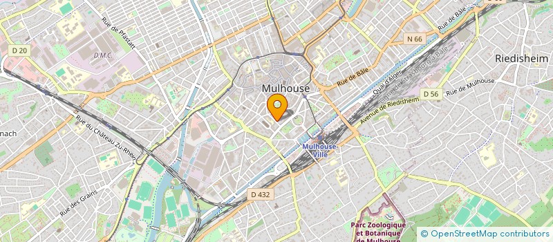 localisation de l'entreprise SCI LA DEMEURE  MULHOUSE