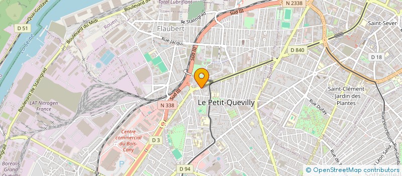 localisation de l'entreprise SCI LA DEMI LUNE à LE PETIT-QUEVILLY
