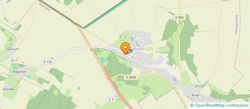 localisation de l'entreprise SCI LA DEMI-LUNE  SAINT-GERVAIS