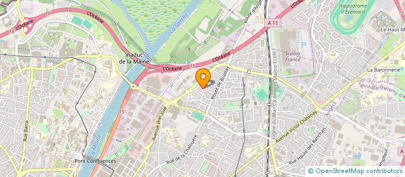 localisation de l'entreprise SCI LA DEMOISELLERIE à ANGERS