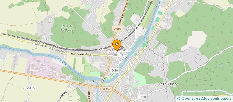 localisation de l'entreprise SCI LA DENDURE à LA FERTE-SOUS-JOUARRE