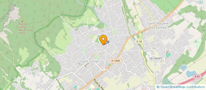 localisation de l'entreprise SCI LA DENT BLANCHE à SAINT-ISMIER