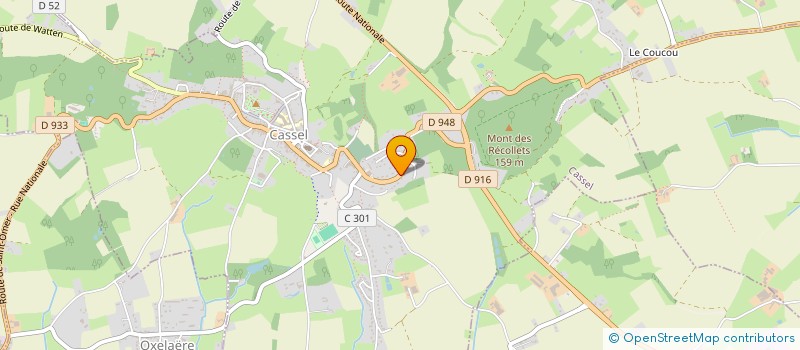 localisation de l'entreprise SCI LA DENT BLEUE  CASSEL