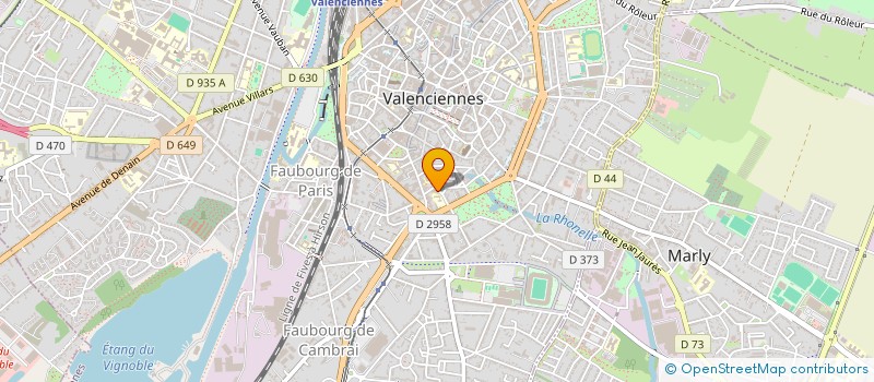 localisation de l'entreprise SCI LA DENT CREUSE à VALENCIENNES