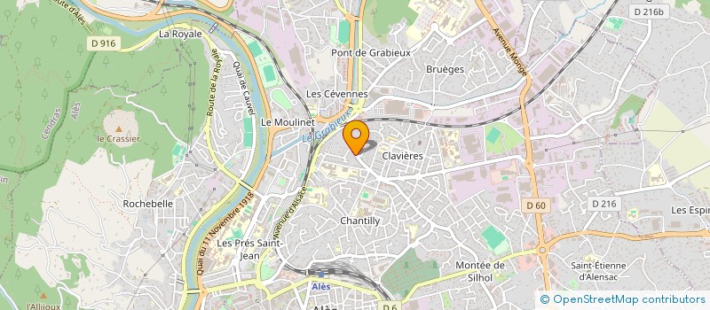 localisation de l'entreprise SCI LA DENT CREUSE IMMOBILIER  ALES