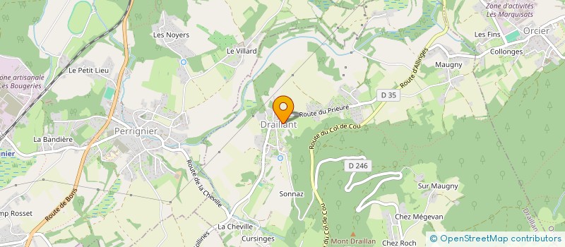 localisation de l'entreprise SCI LA DENT  D' ER  PERRIGNIER