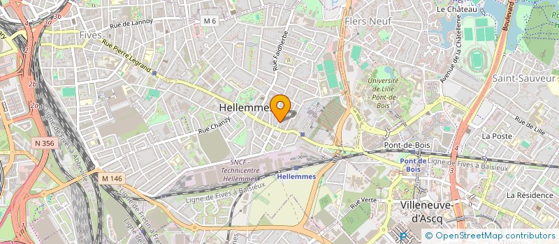 localisation de l'entreprise SCI LA DENT SEPAREE à LILLE