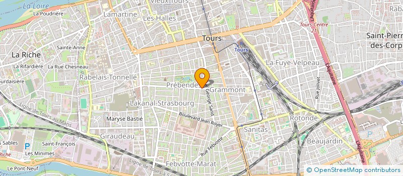 localisation de l'entreprise SCI LA DENTELAIRE  TOURS