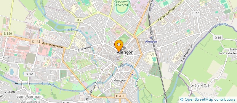 localisation de l'entreprise SCI LA DENTELLE à ALENCON