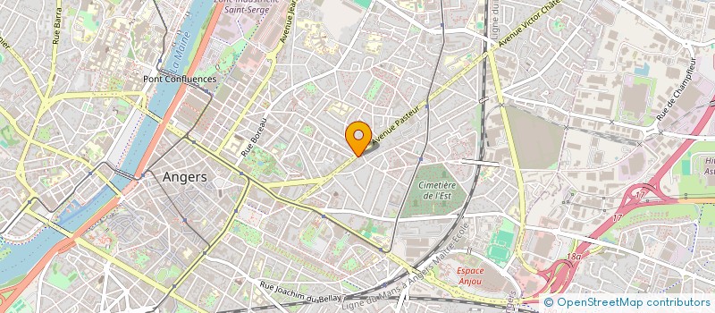 localisation de l'entreprise SCI LA DEROUETTAIS à ANGERS