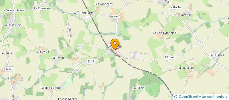 localisation de l'entreprise SCI LA DESEVEUSE  LANDEBIA