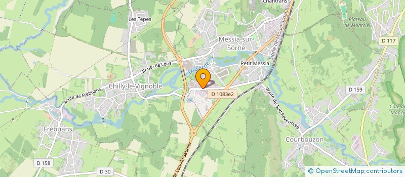 localisation de l'entreprise SCI LA DESIRADE  MESSIA-SUR-SORNE