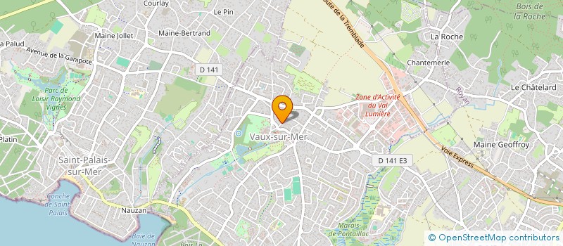 localisation de l'entreprise SCI LA DESIRADE  VAUX-SUR-MER