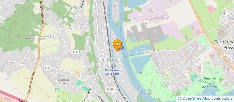 localisation de l'entreprise SCI LA DESIRADE  VILLENNES-SUR-SEINE