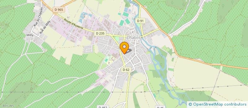 localisation de l'entreprise SCI LA DESIRADE  CHABLIS