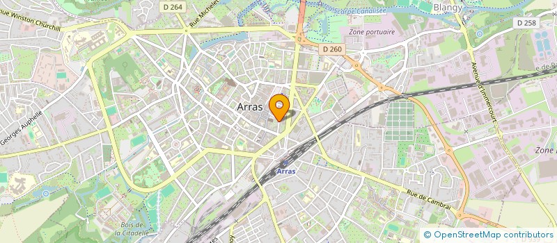 localisation de l'entreprise SCI LA DESIREE à ARRAS