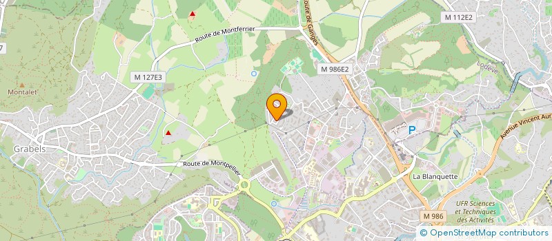 localisation de l'entreprise SCI LA DESTINEE  GRABELS