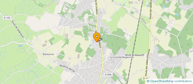 localisation de l'entreprise SCI LA DETENTE à SOULLANS