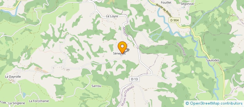 localisation de l'entreprise SCI LA DEVEZE VIEILLE  SALLES-LA-SOURCE