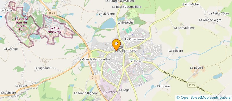 localisation de l'entreprise SCI LA DEVINIERE  LES EPESSES