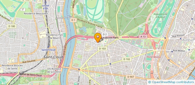 localisation de l'entreprise SCI LA DEVINIERE à BOULOGNE-BILLANCOURT