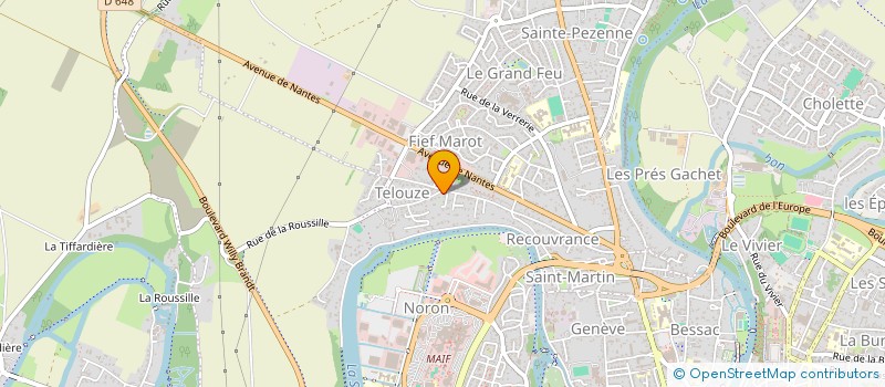 localisation de l'entreprise SCI LA DIAG  NIORT